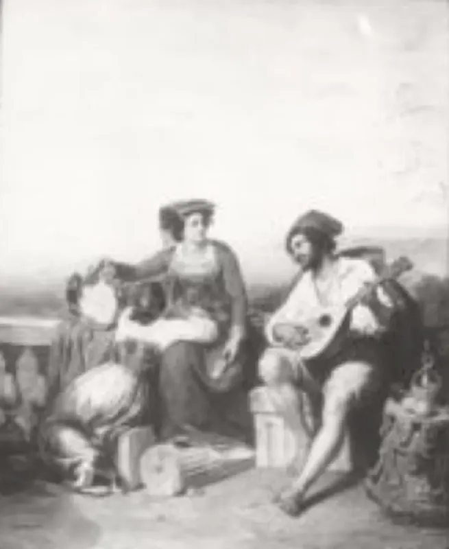 Sérénade sur terrasse - Louis Brüls - 1852