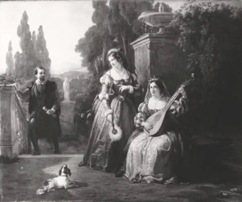 Idle Moments - Louis Brüls - 1857