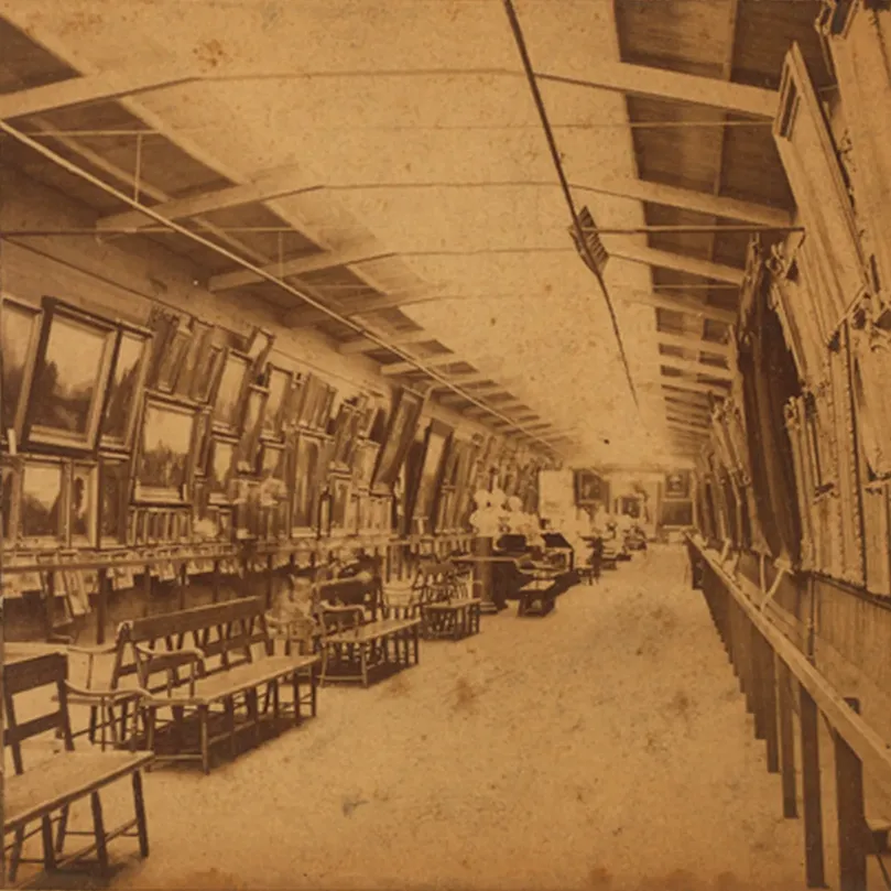 Fine Arts Gallery, Great Central Fair, Philadelphia, 1864