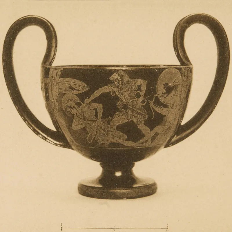 Attischer rotfiguriger Kantharos von Douris, Art & History Museum, Brüssel