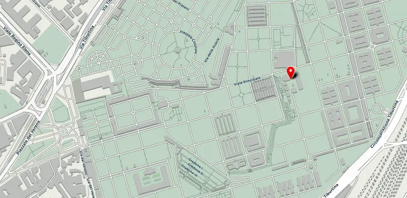 Map of the Brüls tomb at Verano Cemetery